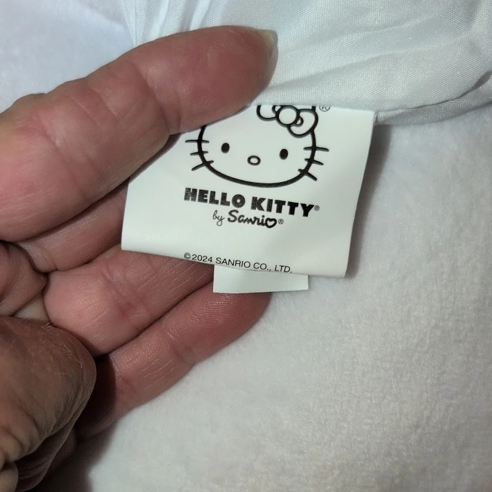 Sanrio Hello Kitty White and Pink Plush Backpack